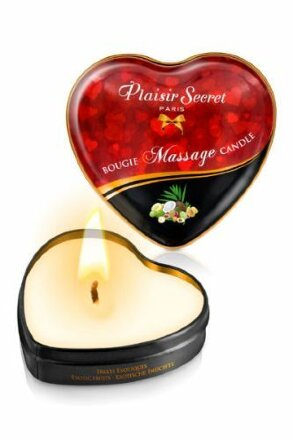 Массажная свеча с ароматом экзотических фруктов Bougie Massage Candle - 35 мл. 