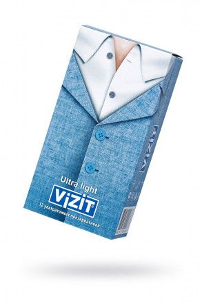 Ультратонкие презервативы VIZIT Ultra light - 12 шт. 