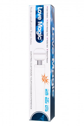Розовый вибромассажер Love Magic - 32 см. 