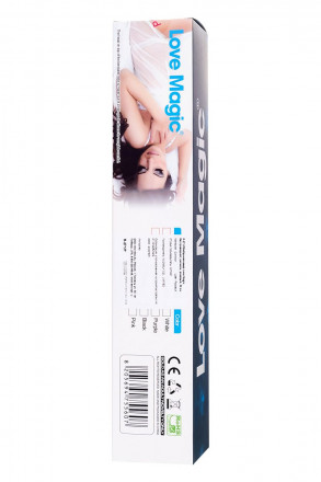 Розовый вибромассажер Love Magic - 32 см. 