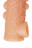 Телесная закрытая насадка с шишечками Cock Sleeve Size M - 15,6 см. 