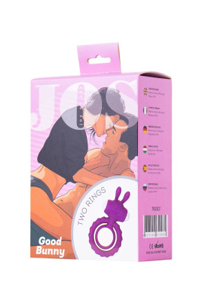 Фиолетовое эрекционное кольцо на пенис JOS  GOOD BUNNY 