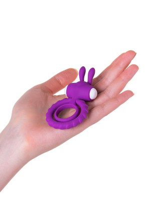 Фиолетовое эрекционное кольцо на пенис JOS  GOOD BUNNY 