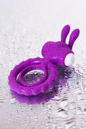 Фиолетовое эрекционное кольцо на пенис JOS  GOOD BUNNY 
