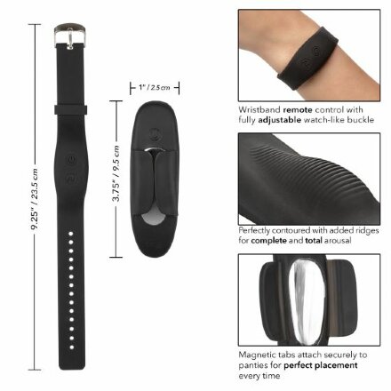 Стимулятор в трусики с пультом-браслетом Lock-N-Play Wristband Remote Panty Teaser 