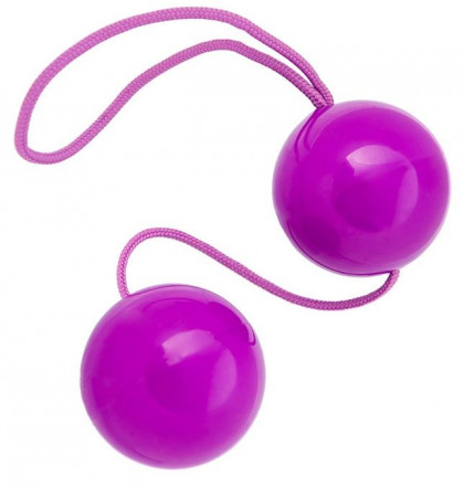 Фиолетовые вагинальные шарики BI-BALLS 