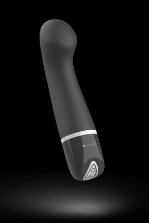 Черный G-вибростимулятор Bdesired Deluxe Curve - 15,2 см. 