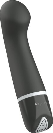 Черный G-вибростимулятор Bdesired Deluxe Curve - 15,2 см. 