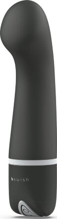 Черный G-вибростимулятор Bdesired Deluxe Curve - 15,2 см. 
