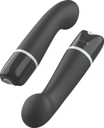 Черный G-вибростимулятор Bdesired Deluxe Curve - 15,2 см. 