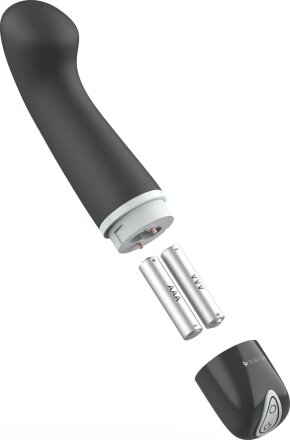 Черный G-вибростимулятор Bdesired Deluxe Curve - 15,2 см. 
