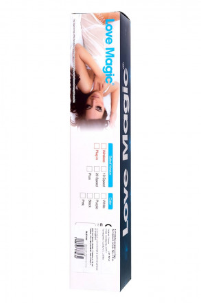Белый вибромассажер Love Magic - 32 см. 