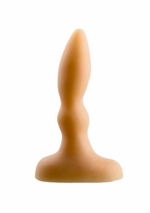 Анальный стимулятор телесного цвета Beginners p-spot massager flash - 11 см. 