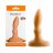 Анальный стимулятор телесного цвета Beginners p-spot massager flash - 11 см. 