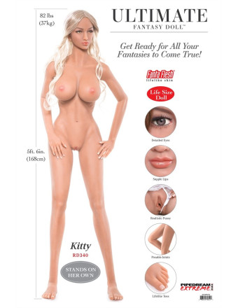 Невероятно реалистичная секс-кукла Ultimate Fantasy Dolls Kitty 