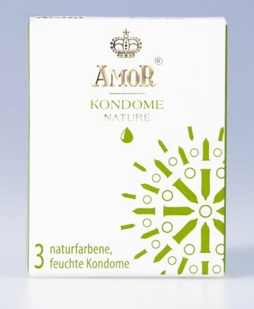 Классические презервативы AMOR Nature - 3 шт. 