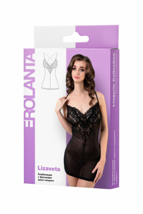 Комбинация Lizaveta с бретелями крест-накрест 