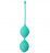 Зеленые вагинальные шарики SEE YOU IN BLOOM DUO BALLS 36MM 