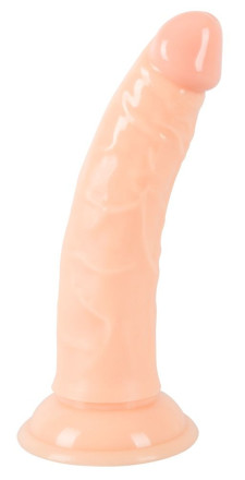 Телесный фаллоимитатор-реалистик European Lover - 18 см. 