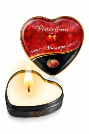 Массажная свеча с ароматом персика Bougie Massage Candle - 35 мл. 