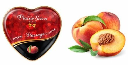 Массажная свеча с ароматом персика Bougie Massage Candle - 35 мл. 