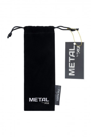 Серебристый фигурный уретральный плаг с кольцом в основании TOYFA Metal - 19 см. 