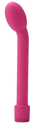 Ярко-розовый вибромассажер G-SPOT VIBRATOR - 21 см. 