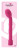 Ярко-розовый вибромассажер G-SPOT VIBRATOR - 21 см. 