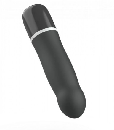 Черный мини-вибратор Bdesired Deluxe - 15,3 см. 