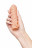 Телесная закрытая насадка с пучками шишечек Cock Sleeve Size S - 13,8 см. 