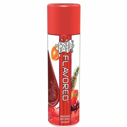 Лубрикант Wet Flavored Passionait Fruit Punch с ароматом маракуйи - 106 мл. 