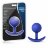 Синяя анальная пробка для ношения Performance Wearable Vibro Plug - 8,4 см. 