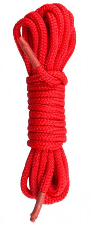 Красная веревка для связывания Nylon Rope - 5 м. 