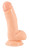 Телесный фаллоимитатор-реалистик European Lover with balls - 18 см. 