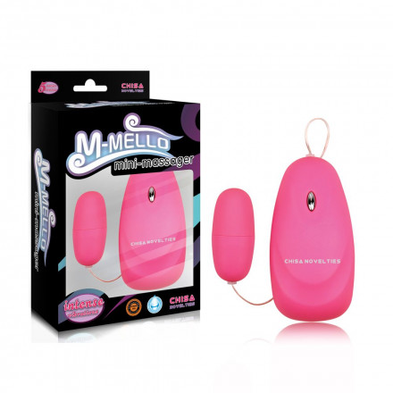 Розовое виброяйцо M-Mello Mini Massager 