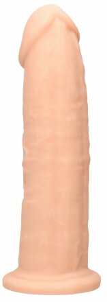 Телесный фаллоимитатор без мошонки Silicone Dildo Without Balls - 22,8 см. 