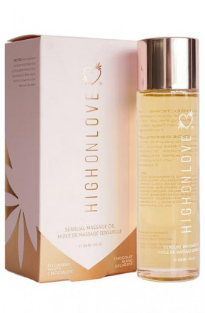 Массажное масло с ароматом белого шоколада High On Love White Chocolate Massage Oil - 120 мл. 