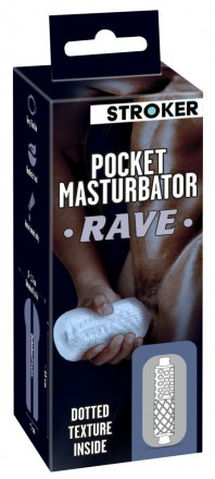 Прозрачный мастурбатор Pocket Masturbator Rave 