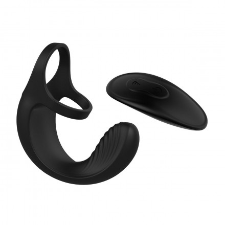 Эрекционное кольцо с вибрацией и стимуляцией мошонки Vibrating Ball Cradle 