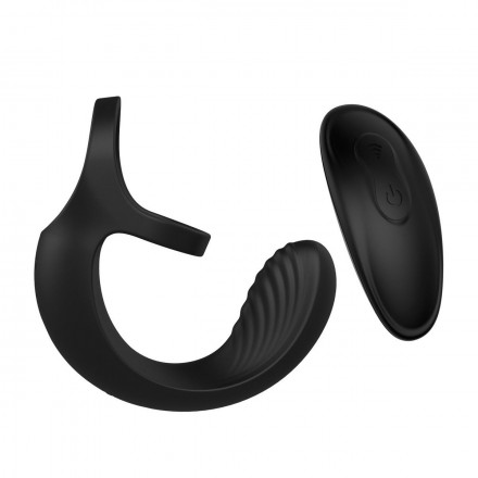 Эрекционное кольцо с вибрацией и стимуляцией мошонки Vibrating Ball Cradle 