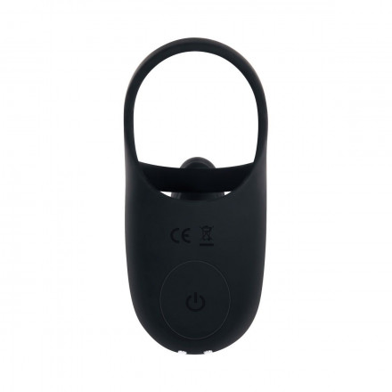 Эрекционное кольцо с вибрацией и стимуляцией мошонки Vibrating Ball Cradle 