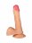 Телесный фаллоимитатор на присоске Sensual - 16,8 см. 