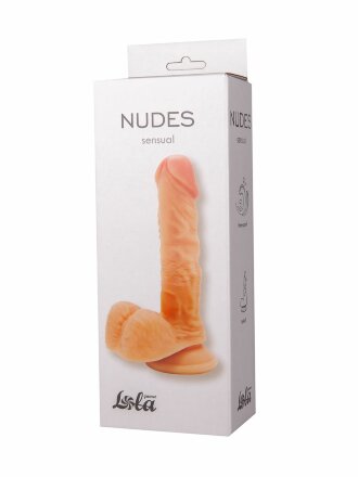 Телесный фаллоимитатор на присоске Sensual - 16,8 см. 