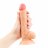 Реалистичный фаллоимитатор Erowoman с мошонкой на присоске 