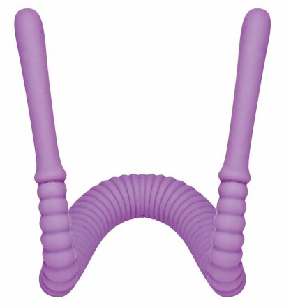 Фиолетовый гибкий фаллоимитатор Intimate Spreader для G-стимуляции 
