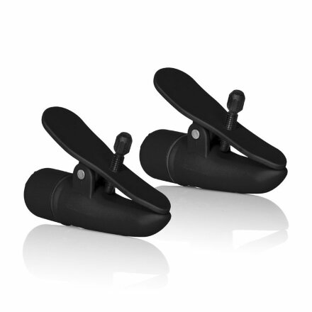 Чёрные виброклипсы на соски Nipple Play Nipplettes 
