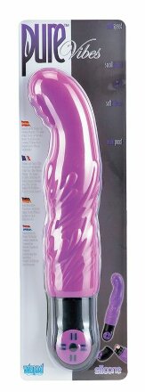 Фиолетовый вибратор PURE G-SPOT VIBE - 18,5 см. 