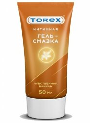 Смазка на водной основе TOREX &quot;Чувственная ваниль&quot; - 50 мл.