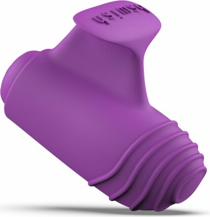 Фиолетовый вибростимулятор на пальчик Bteased Basic Finger Vibrator 