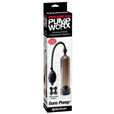 Черная мужская помпа Euro Pump 